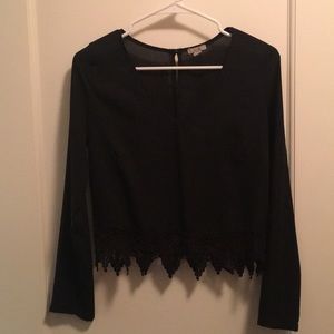 Black sheath midriff from Urban Outfitters